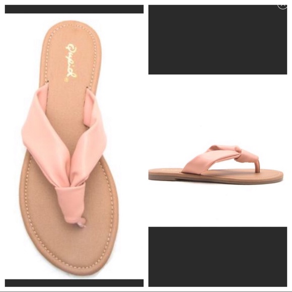 Qupid Archer leatherette sandal! - Picture 2 of 4